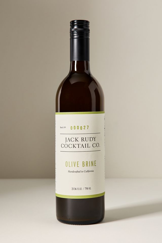 Jack Rudy Cocktail Co. Vermouth Brined Olives and Olive Brine, Set of 2 #2