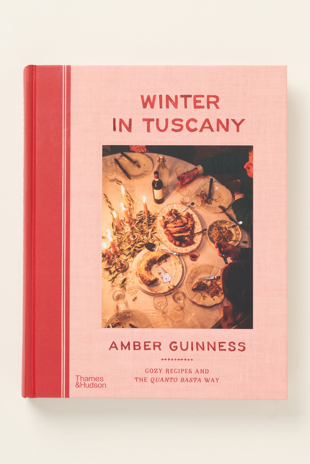 Winter in Tuscany Hardcover Book - Pink, Standard, One Size