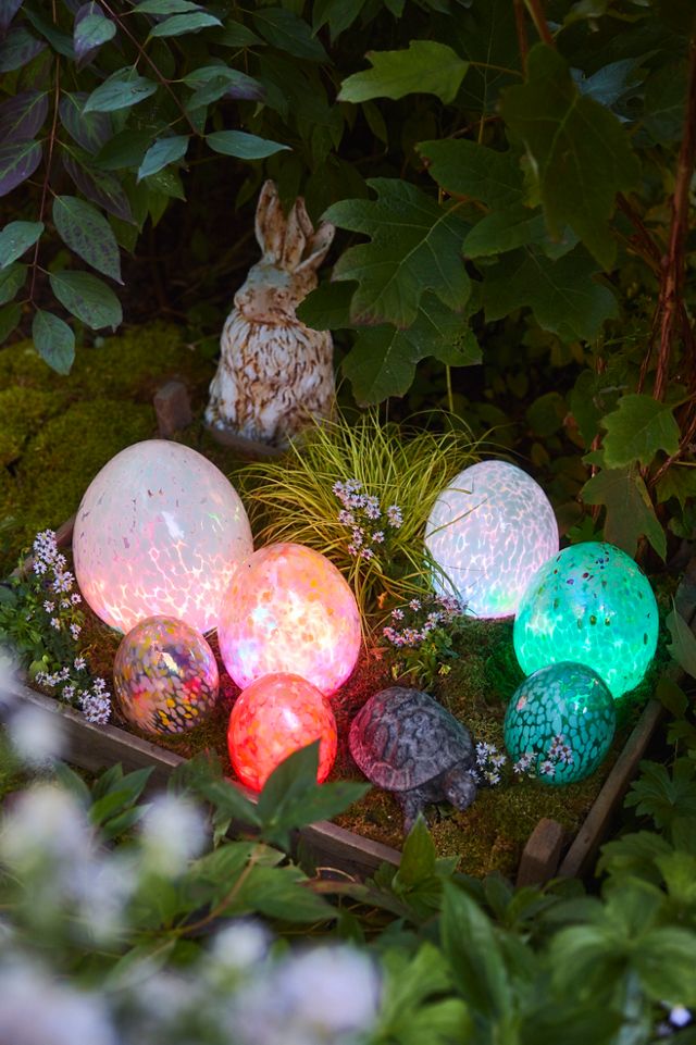 Confetti Luster Glass Egg, Medium #6