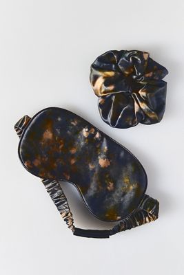 Silk & Willow Silk Sleep Eye Mask & Hair Scrunchie Set