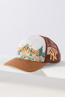 Mitchell & Ness Mlb Landscape Trucker Hat In Multi