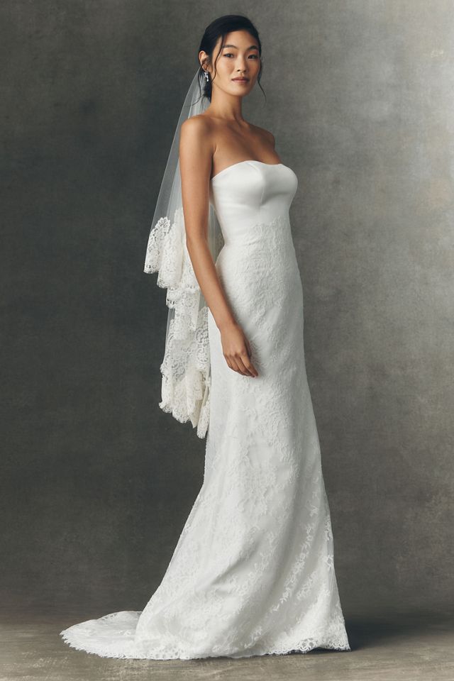 Anthropologie Weddings x Pronovias Sandey Strapless Wedding Gown #3