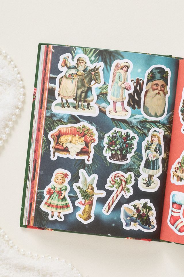 Vintage Victorian Christmas Hardcover Activity Book #1