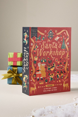 Anthropologie Santa's Workshop Pop-and-play Gift Set In Multi