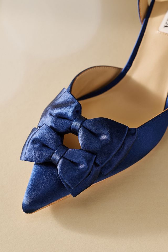 Badgley Mischka Giovanna Bow Slingback Pumps #5