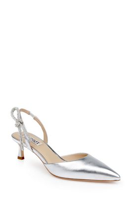 Badgley Mischka Gentry Slingback Kitten Heels