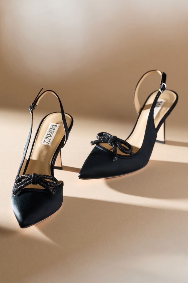 Badgley Mischka Georgie Slingback Heels #4
