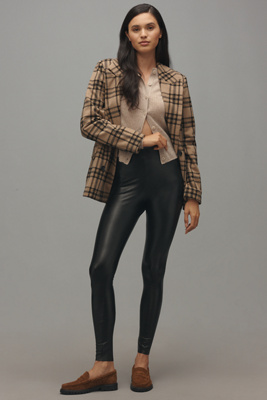 Commando Perfect Control Faux Leather Legging In Black