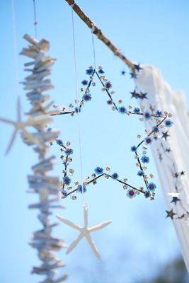 Americana Star Iron Wreath