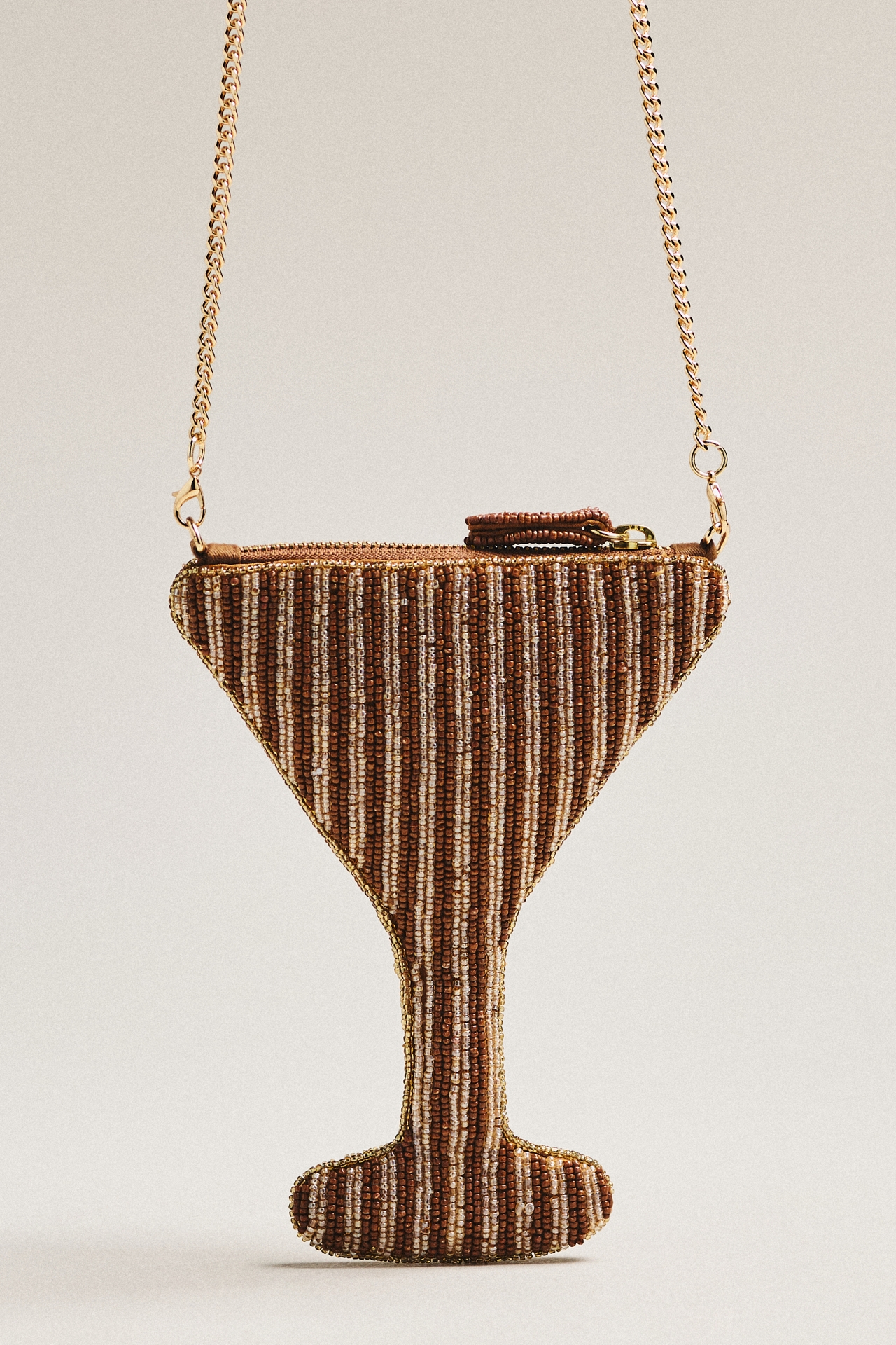 Beaded Icon Crossbody Bag