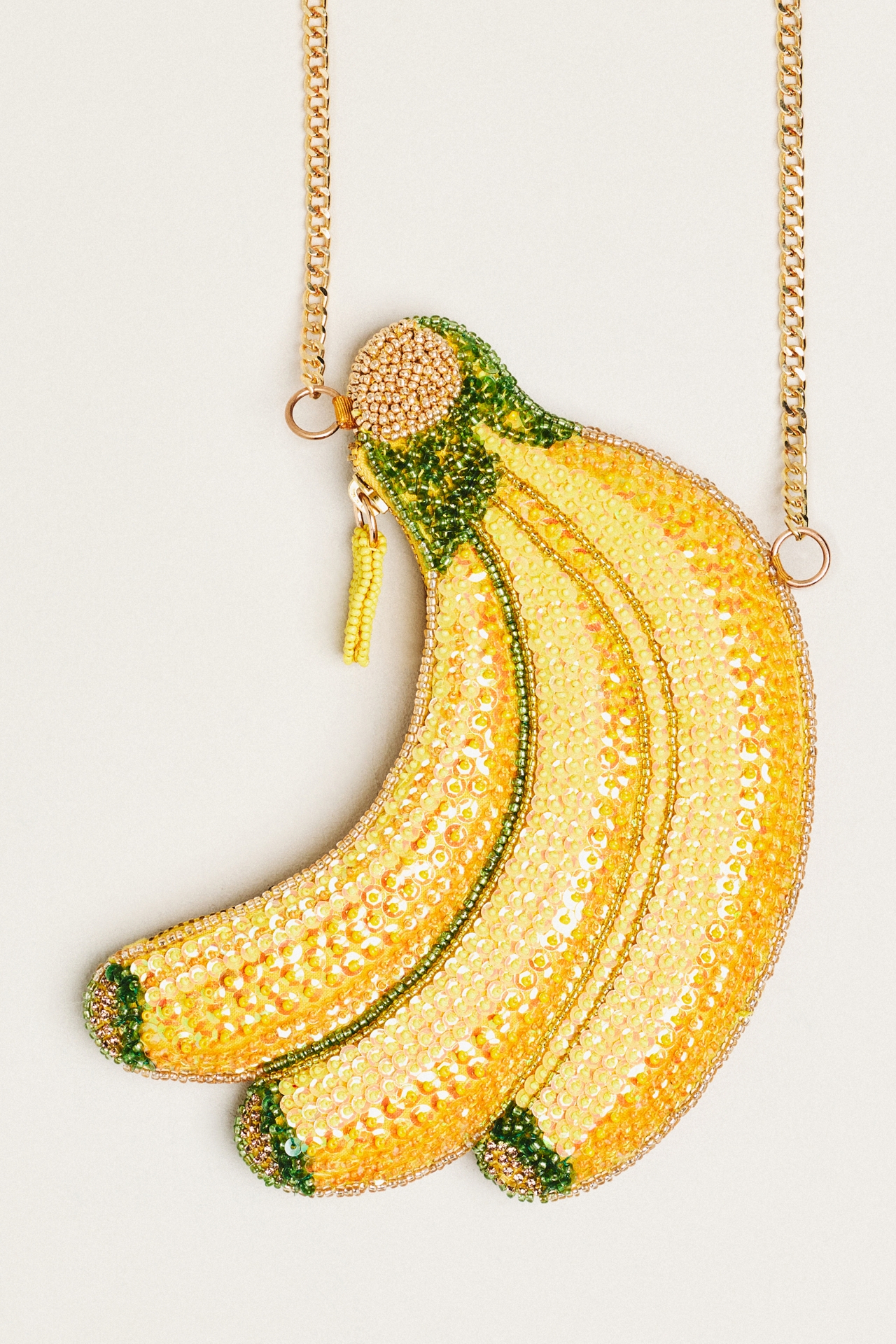 Beaded Icon Crossbody Bag