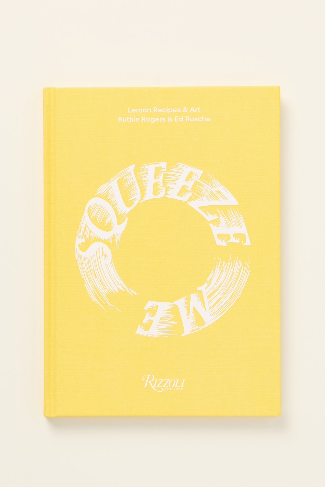Squeeze Me: Lemon Recipes & Art Hardcover Cookbook - Blue, Standard, One Size