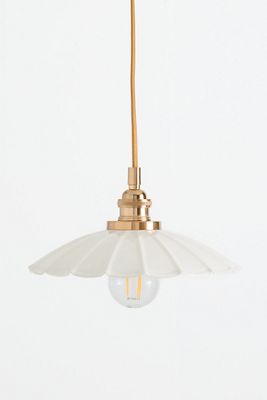 Greta Scalloped Pendant Light