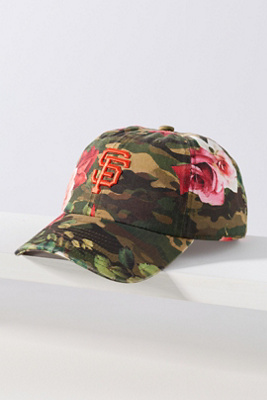 Mitchell & Ness Mlb Floral Camo Baseball Cap In Green