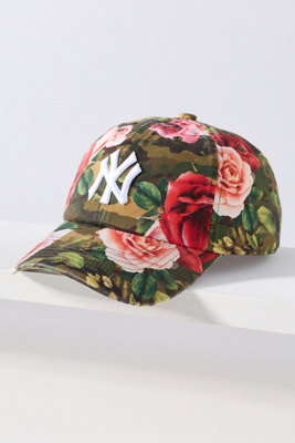 Mitchell & Ness Mlb Floral Camo Baseball Cap In Green