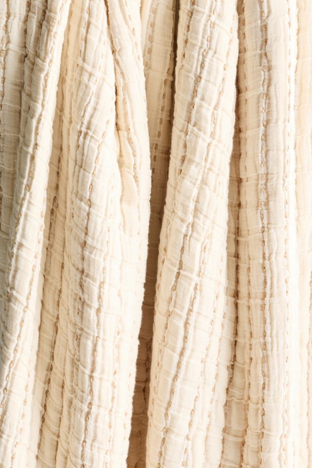 Mira Cotton Sherpa Fleece Reverse Woven Throw Blanket #2