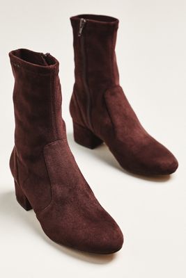 Silent D Block-Heel Ankle Boots