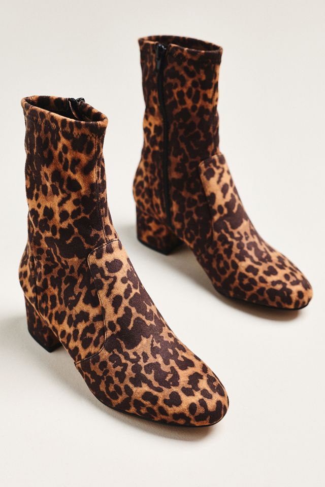 Silent D Suede Block-Heel Ankle Boots