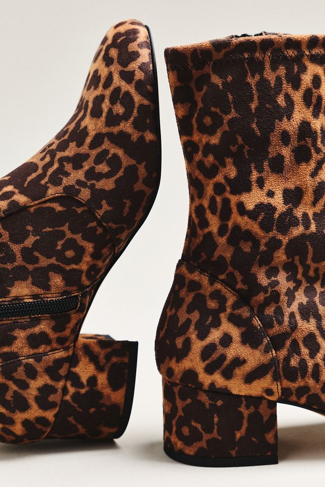 Silent D Suede Block-Heel Ankle Boots