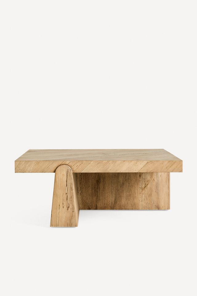 Arla Reclaimed Oak 42" Coffee Table #1