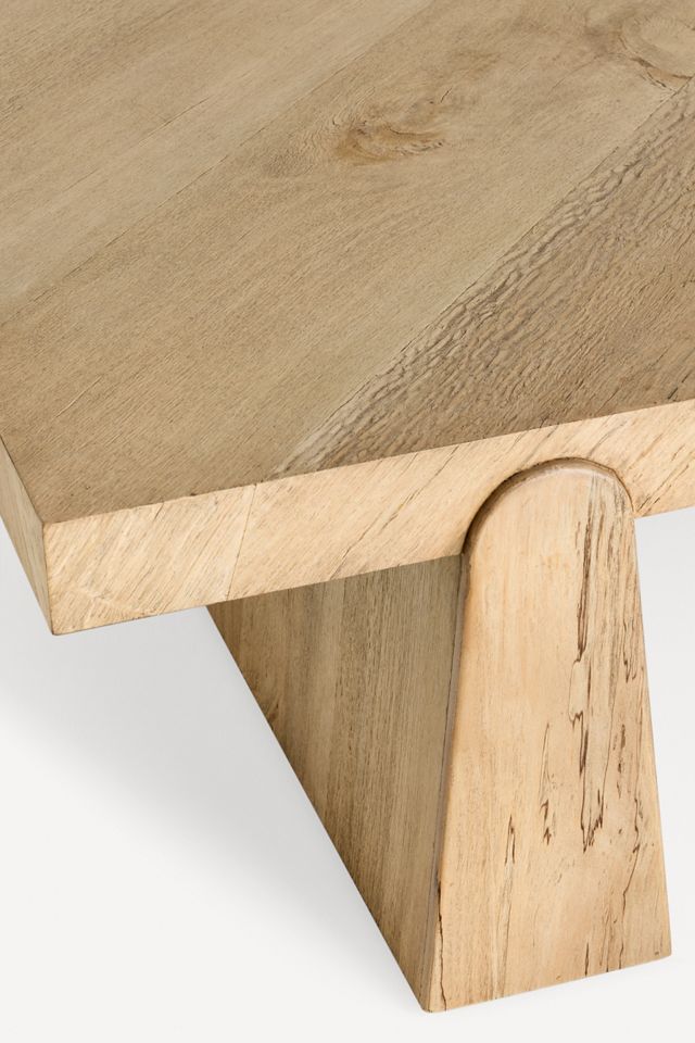 Arla Reclaimed Oak 42" Coffee Table #5