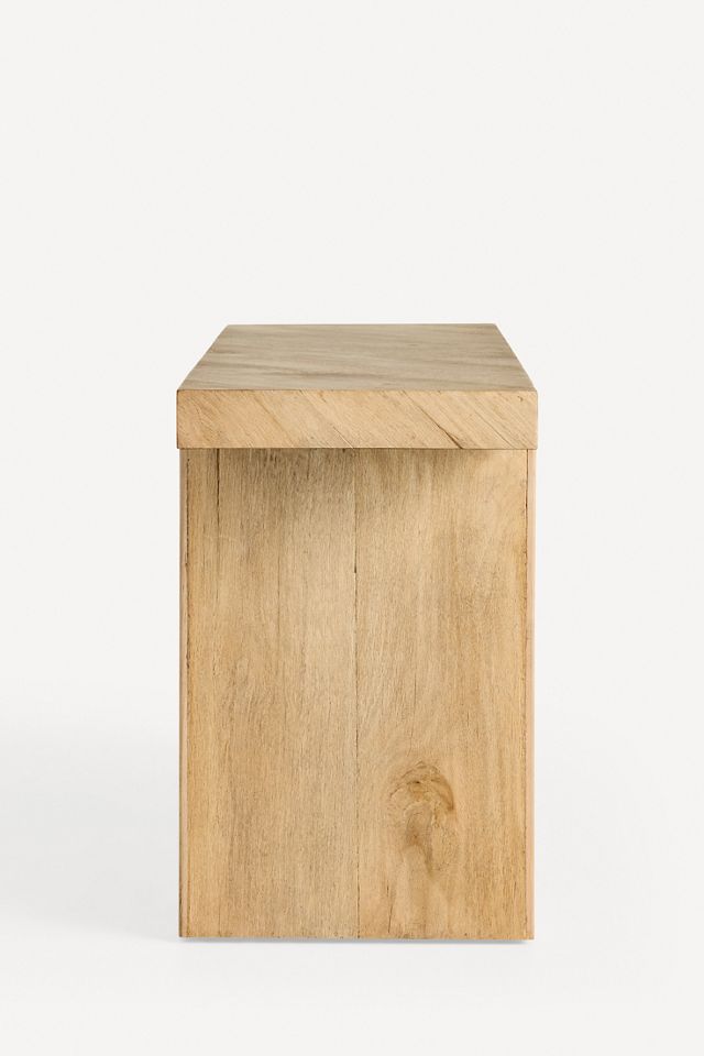 Arla Reclaimed Oak Console Table #4
