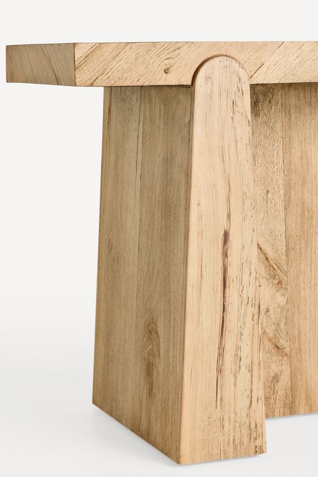 Arla Reclaimed Oak Console Table #5