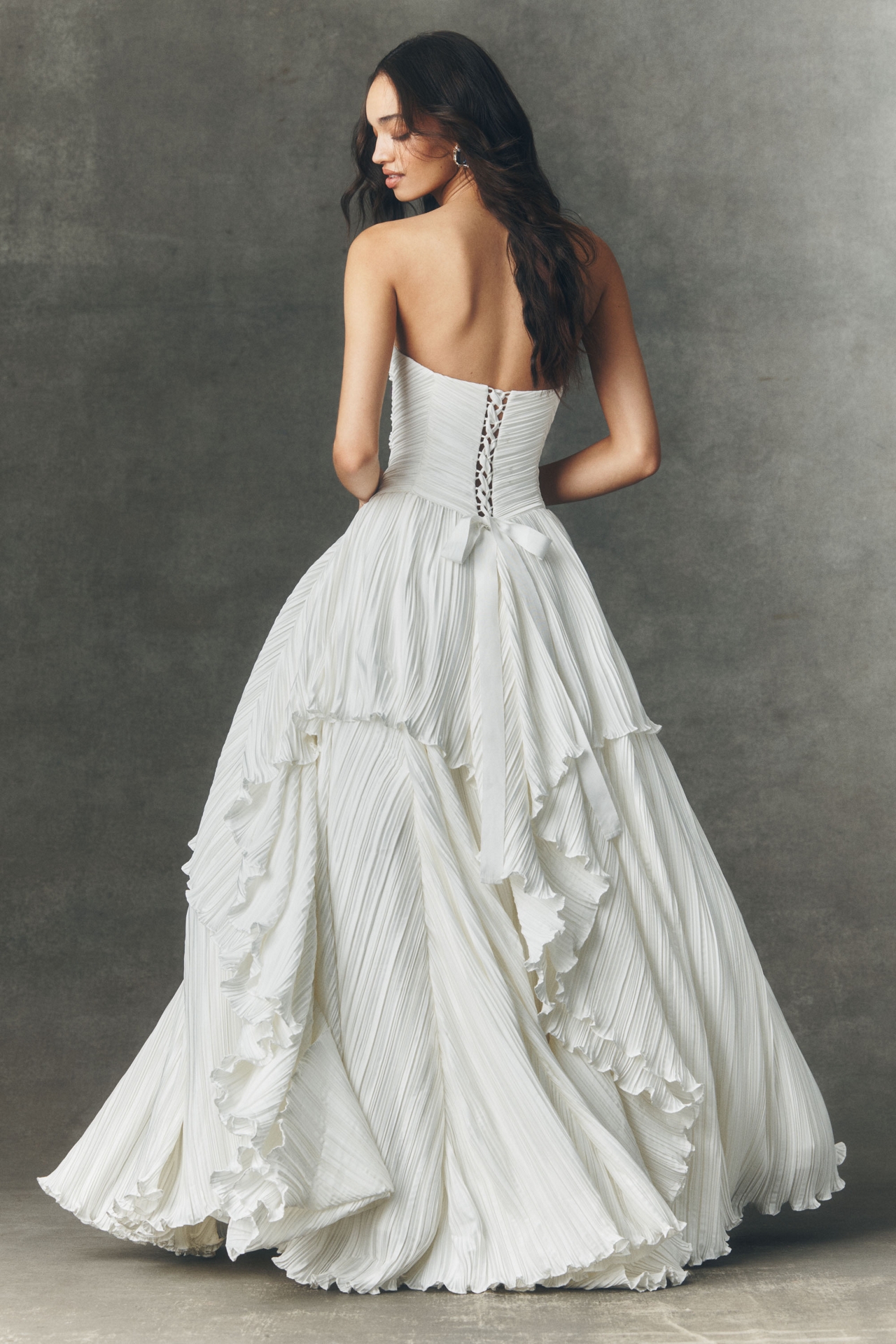 BHLDN Eleonara Strapless Fit & Flare Wedding Gown