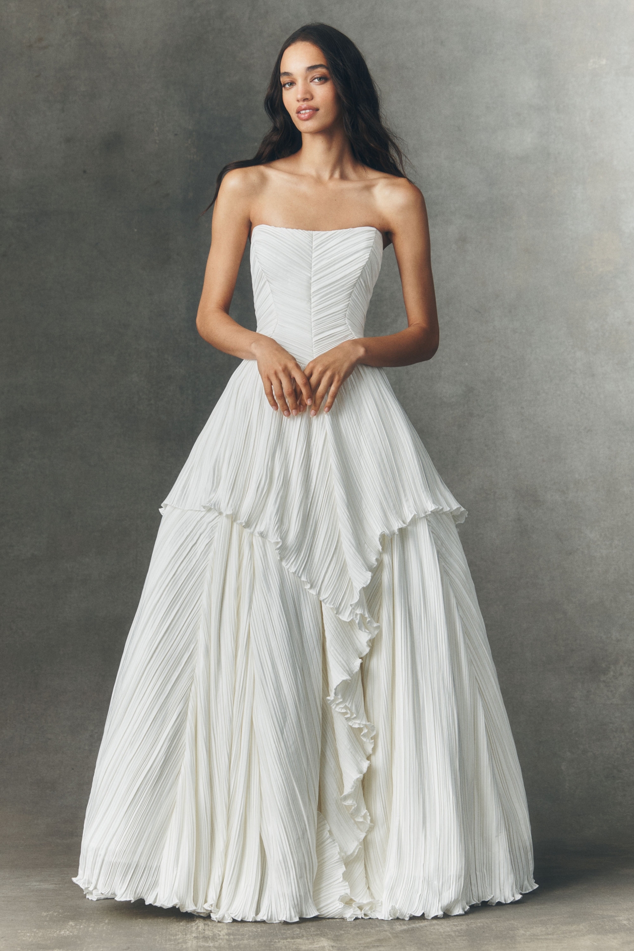 BHLDN Eleonara Strapless Fit & Flare Wedding Gown