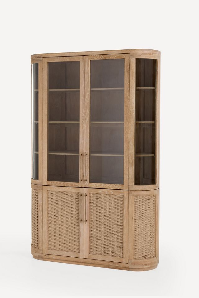 Sienna Oak Wood Hutch #2