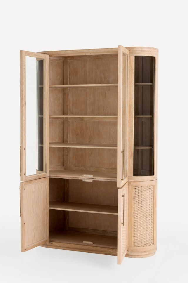 Sienna Oak Wood Hutch #3