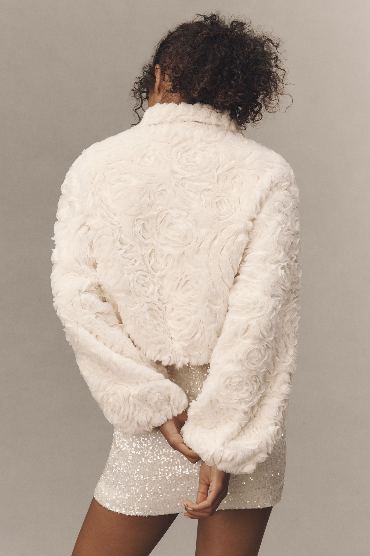 Sundream Rosette Crop Jacket
