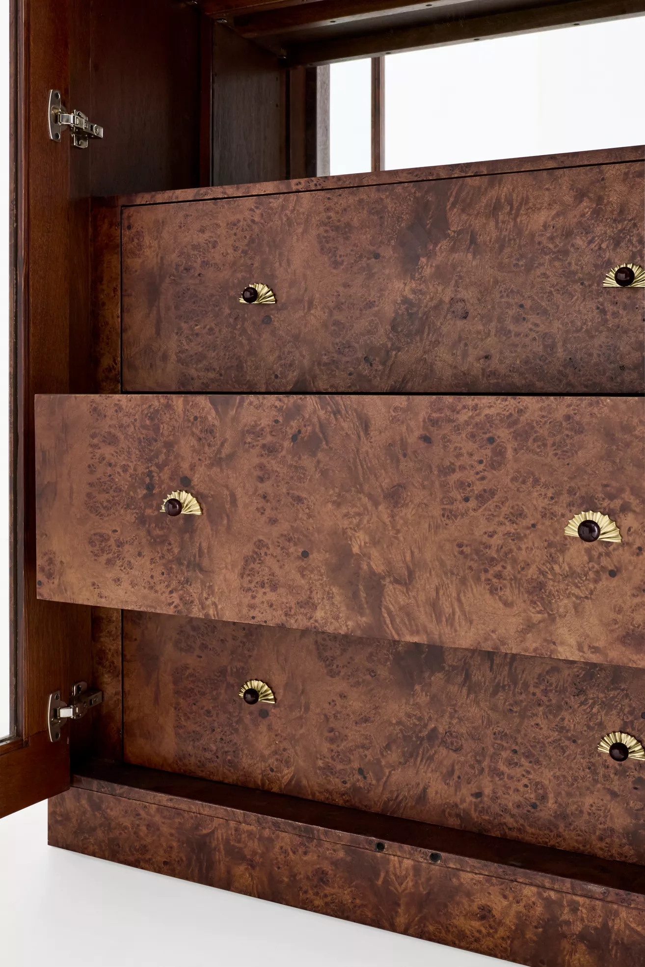 Betti Burl Wood Display Hutch - thumbnail 7