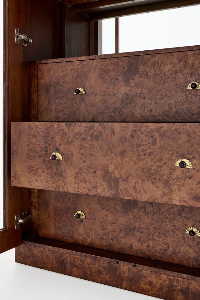 Betti Burl Wood Display Hutch #6