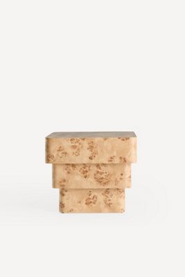 Leonne Burl Wood Side Table