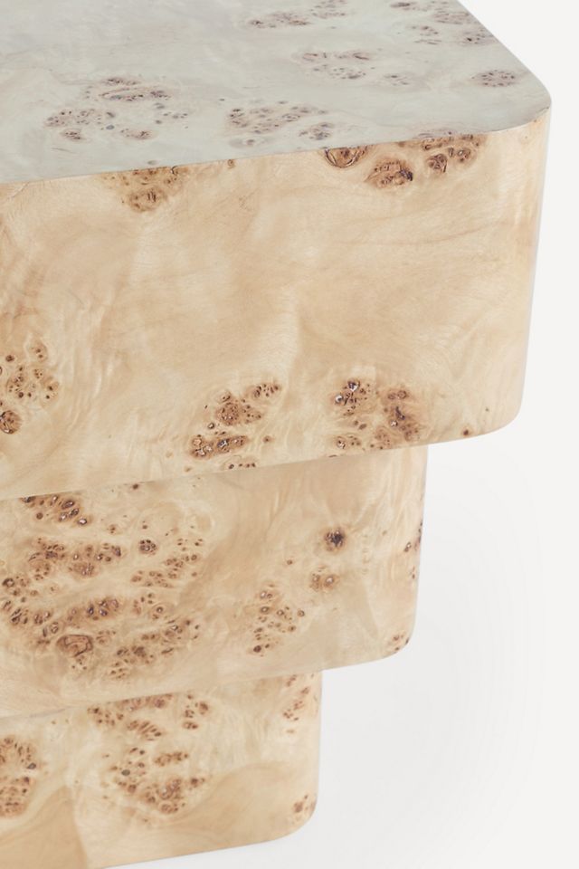 Leonne Burl Wood Side Table #2