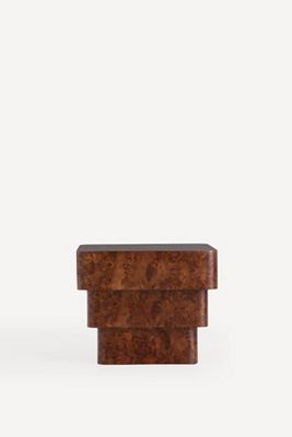 Leonne Burl Wood Side Table