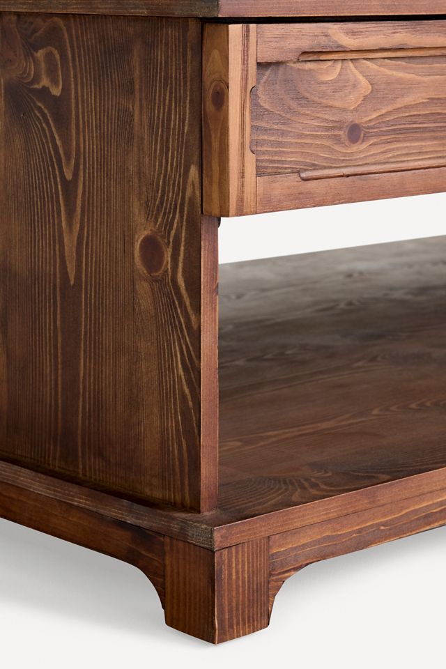 Whitney Rectangle 54" Storage Coffee Table #4