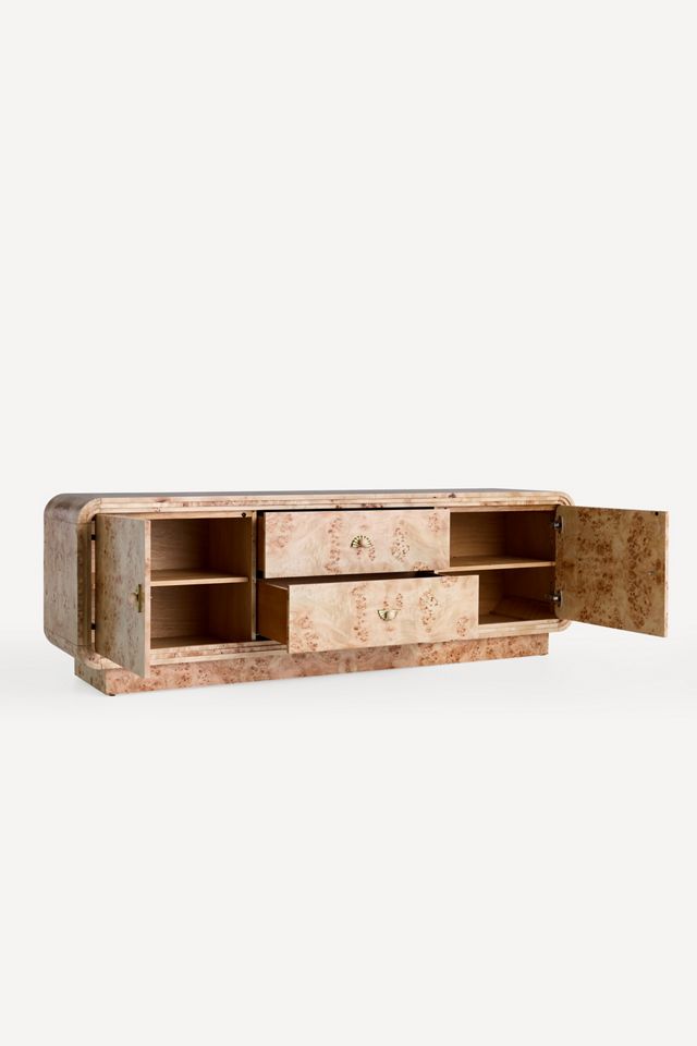 Betti 76" Burl Wood Media Console #3
