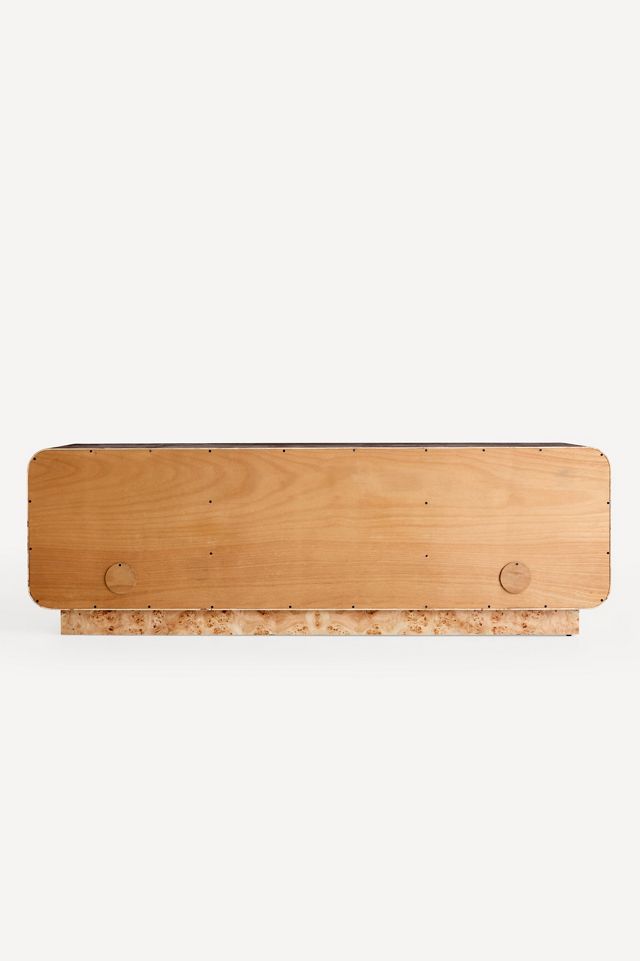 Betti 76" Burl Wood Media Console #4