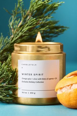 Candlefolk Woody Winter Spirit Tin Candle
