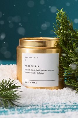 Candlefolk Woody Frasier Fir Tin Candle