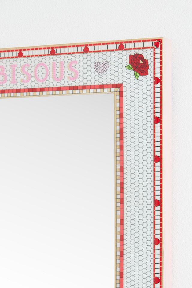 Bistro Tile 24k Gold Accent Portrait Gallery Wall Mirror #2