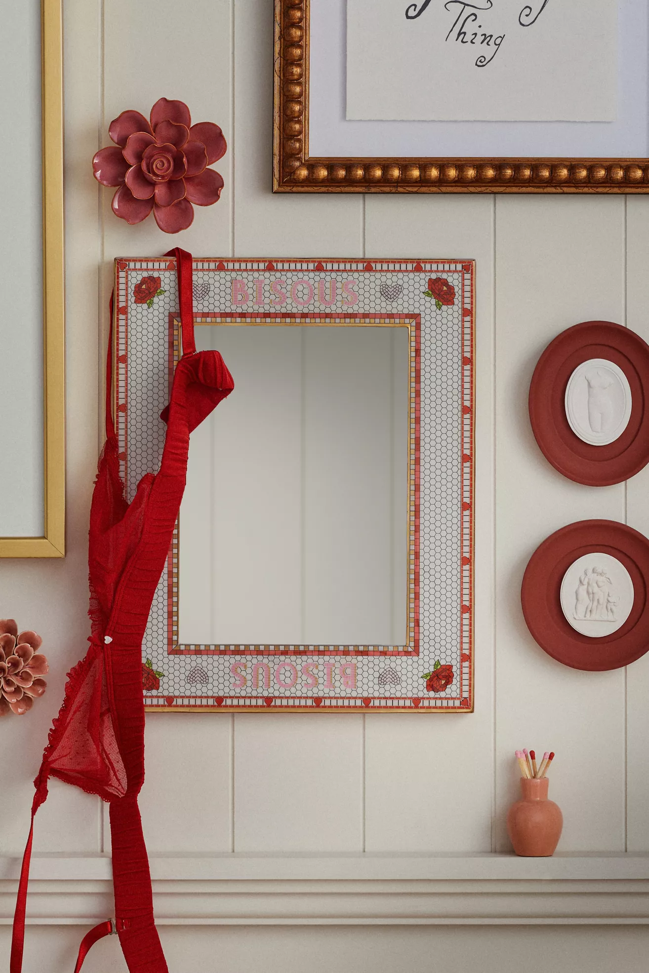Bistro Tile Portrait Gallery Wall Mirror