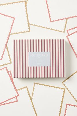 Anthropologie x Papier Stripe Boxed Notecard Set