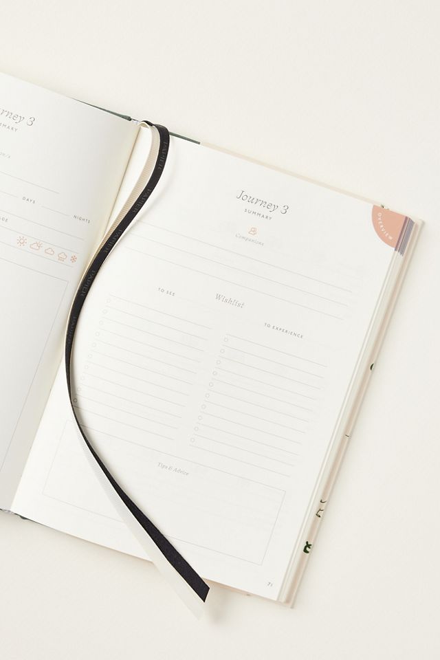 Anthropologie x Papier Adventure Fabric Travel Journal #1