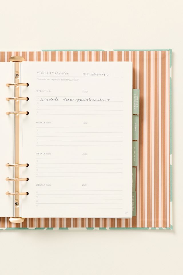 Agenda de mariage Papier #1