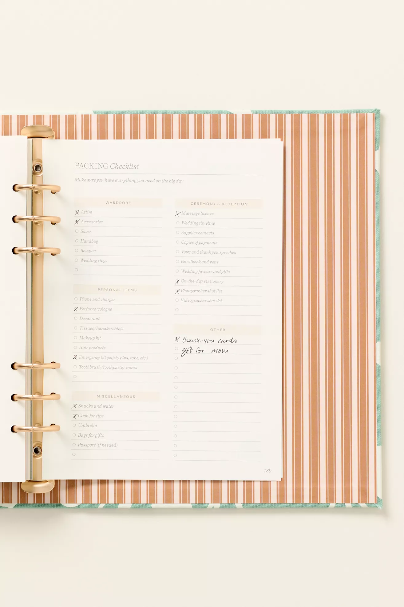 Papier x Anthropologie Wedding Planner - thumbnail 3