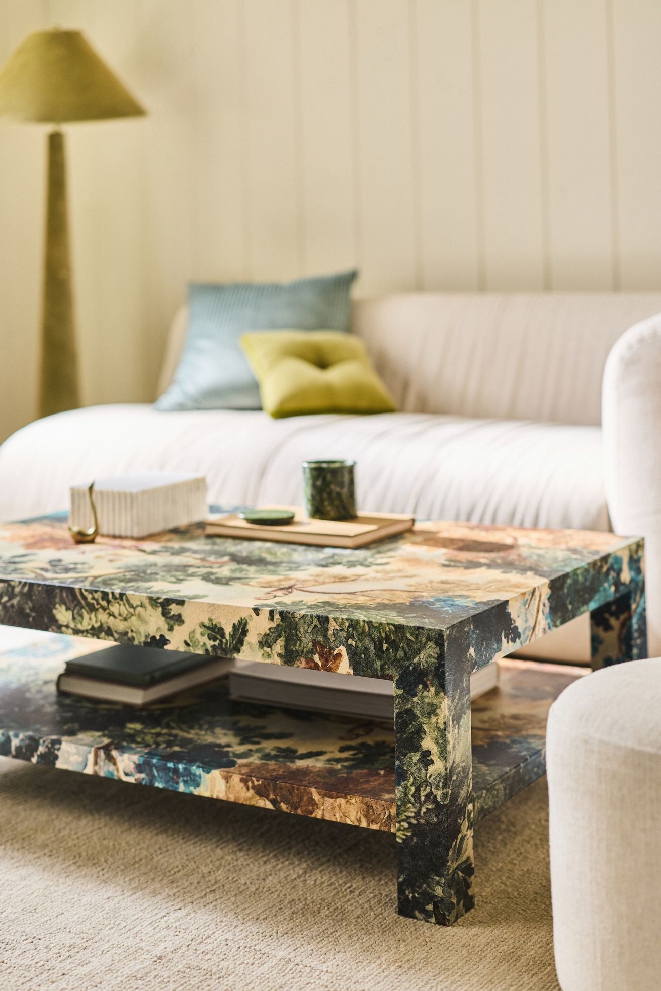 Hale Canvas Coffee Table - Judarn, 44"