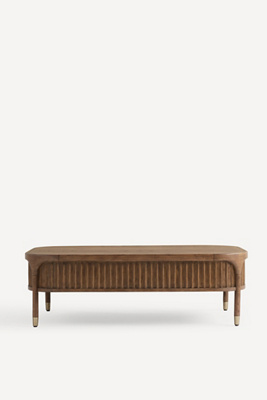 The Isla Fluted-Wood Rectangle 48